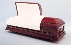 Cherry Wood Casket